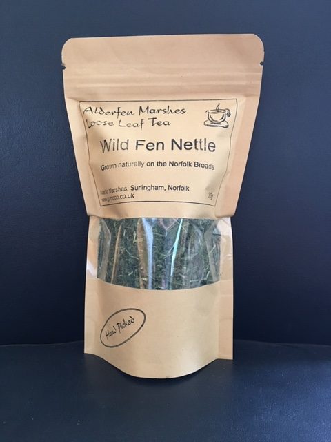 Wild fen nettle tea from Alderfen Marshes
